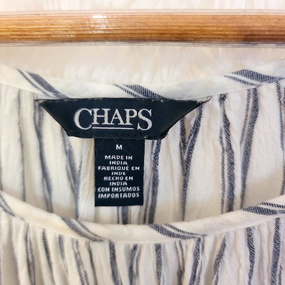 Chaps Striped Blouse - Picture 3 of 3